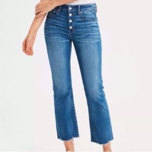 American Eagle High-Rise Cropped Jeans